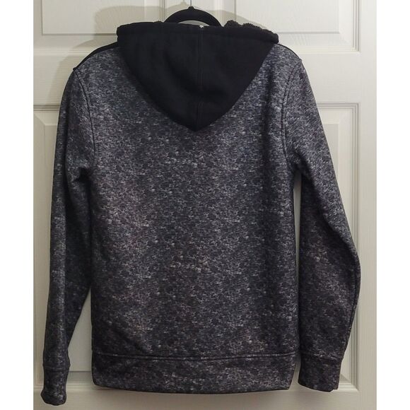 VTG Zoo York Mens S Unbreakable Skateboarding Black Full Zip Sherpa Lined Hoodie - Picture 3 of 8